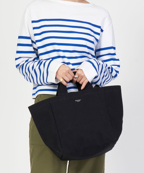ORCIVAL(オーシバル)の「TOTE BAG SMALL トート バック スモール(トートバッグ・レディース・レッド/チャコール/ブラック/ライトブラウン/グレイッシュブルー/ブルー系/オレンジ/グレー系・ONE SIZE)」の3枚目の写真