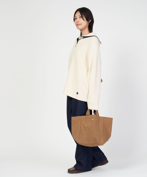 ORCIVAL(オーシバル)の「TOTE BAG SMALL トート バック スモール(トートバッグ・レディース・レッド/チャコール/ブラック/ライトブラウン/グレイッシュブルー/ブルー系/オレンジ/グレー系・ONE SIZE)」の22枚目の写真