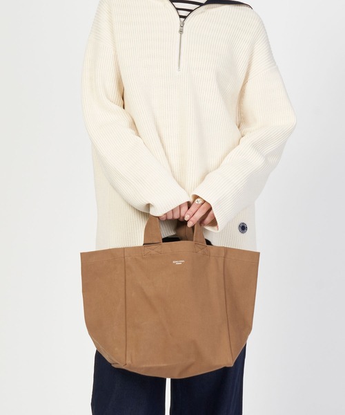 ORCIVAL(オーシバル)の「TOTE BAG SMALL トート バック スモール(トートバッグ・レディース・レッド/チャコール/ブラック/ライトブラウン/グレイッシュブルー/ブルー系/オレンジ/グレー系・ONE SIZE)」の20枚目の写真