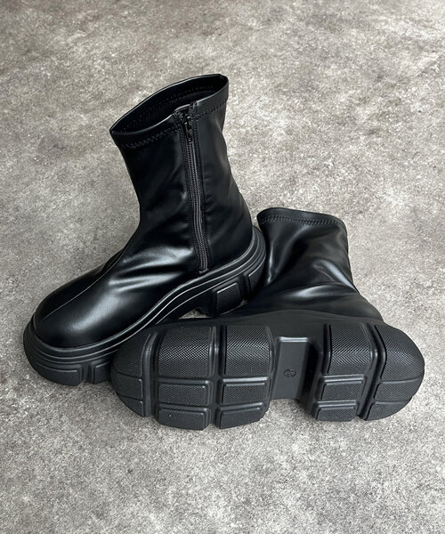 CPCM(シーピーシーエム)の「アソート厚底ソールブーツ(ブーツ・レディース・ブラック/シルバー/アイボリー・LARGE/MEDIUM)」の10枚目の写真