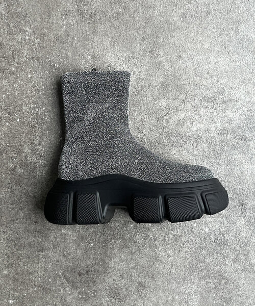 CPCM(シーピーシーエム)の「アソート厚底ソールブーツ(ブーツ・レディース・ブラック/シルバー/アイボリー・LARGE/MEDIUM)」の18枚目の写真