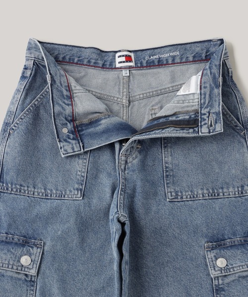 TOMMY HILFIGER（トミーヒルフィガー）の「クレアハイウエストワイドユーティリティジーンズ（デニムパンツ・レディース・インディゴブルー・26inch/25inch）」の16枚目の写真