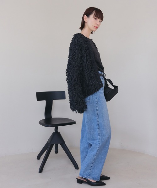 45R ふわふわループニットボレロ 45R ふわふわループニットボレロ 45R ふわふわループニットボレロ 45R