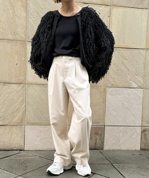 45R ふわふわループニットボレロ 45R ふわふわループニットボレロ ループニットボレロ