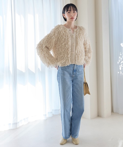 y. 16日までお取り置き カラーループニットカーディガン y.様