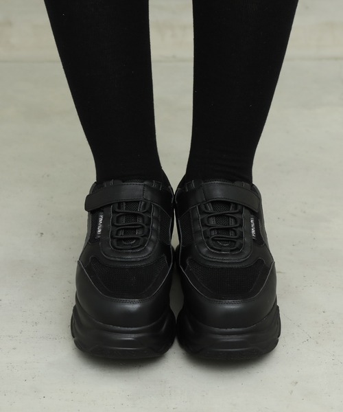 PINKHUNT（ピンクハント）の「PINKHUNT ピンクハント ダッドスニーカー 0012（スニーカー・キッズ・ホワイト/ブラック・S size/M size/L size）」の16枚目の写真