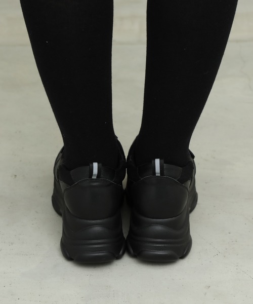 PINKHUNT（ピンクハント）の「PINKHUNT ピンクハント ダッドスニーカー 0012（スニーカー・キッズ・ホワイト/ブラック・S size/M size/L size）」の5枚目の写真