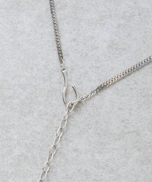 BEARDSLEY（ビアズリー）の「シルバー＆パール2wayネックレス（ネックレス・レディース・シルバー・FREE）」の4枚目の写真