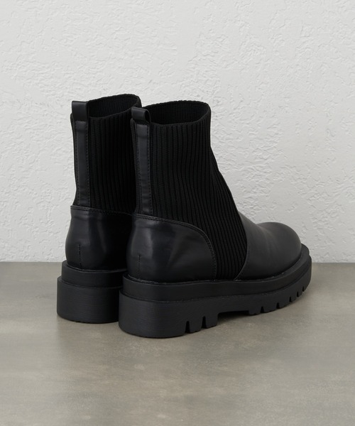 CIAOPANIC TYPY（チャオパニックティピー）の「ソックスブーツ（ブーツ・レディース・ブラウン/ブラック・SMALL/MEDIUM/LARGE）」の7枚目の写真