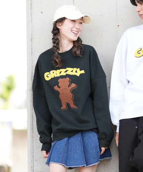 GRIZZLY(グリズリー)の「GRIZZLY/グリズリー スウェット 24G3332(スウェット・レディース・スミクロ/ヘザーグレー・M/L)」の1枚目の写真