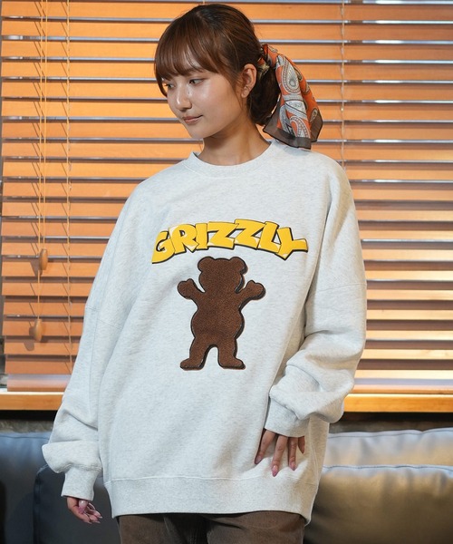 GRIZZLY(グリズリー)の「GRIZZLY/グリズリー スウェット 24G3332(スウェット・レディース・スミクロ/ヘザーグレー・M/L)」の12枚目の写真