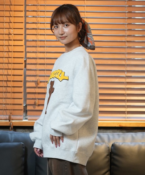 GRIZZLY(グリズリー)の「GRIZZLY/グリズリー スウェット 24G3332(スウェット・レディース・スミクロ/ヘザーグレー・M/L)」の13枚目の写真