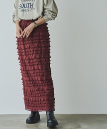 coen | フリルナロースカート(スカート)