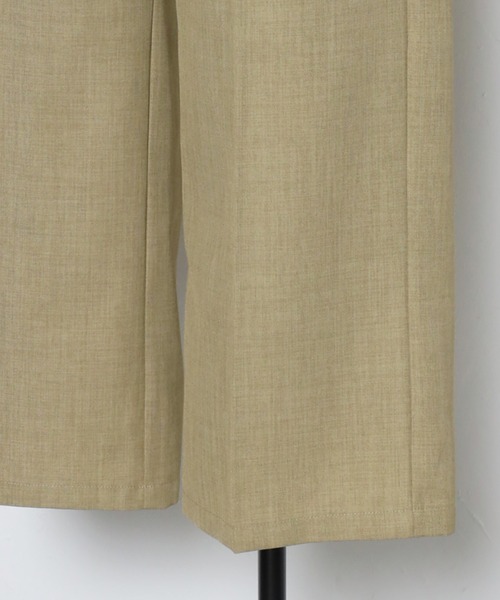 ENC(エンク)の「two tuck double waist pants / ツータックダブルウエストパンツ(その他パンツ・レディース・ブラック/ベージュ系その他・S/M)」の22枚目の写真