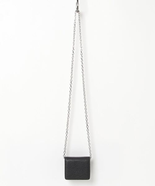 Maison Margiela（メゾンマルジェラ）の「Maison Margiela / メゾン マルジェラ：WALLET ON CHAIN SMALL：SA3UI0009-P4455[ANN]（ショルダーバッグ・レディース・ブラック・FREE）」の2枚目の写真
