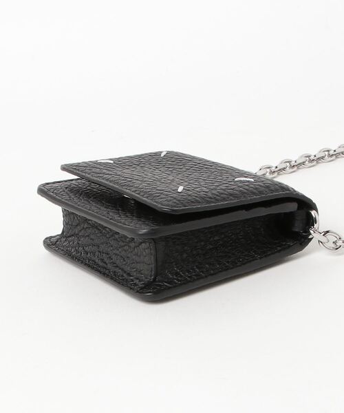 Maison Margiela（メゾンマルジェラ）の「Maison Margiela / メゾン マルジェラ：WALLET ON CHAIN SMALL：SA3UI0009-P4455[ANN]（ショルダーバッグ・レディース・ブラック・FREE）」の3枚目の写真