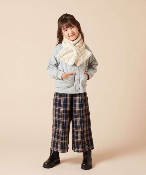 a.v.v（アーヴェヴェ）の「[KIDS]リボンスヌード（ストール/ショール・キッズ・アイボリー/ライトピンク・120）」の11枚目の写真