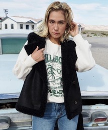 BILLABONG | BILLABONG レディース FRESH TAKE KENDAL SW トレーナー 【2024年秋冬モデル】/ビラボンビッグルーズシルエットクルーネックトレーナー(スウェット)