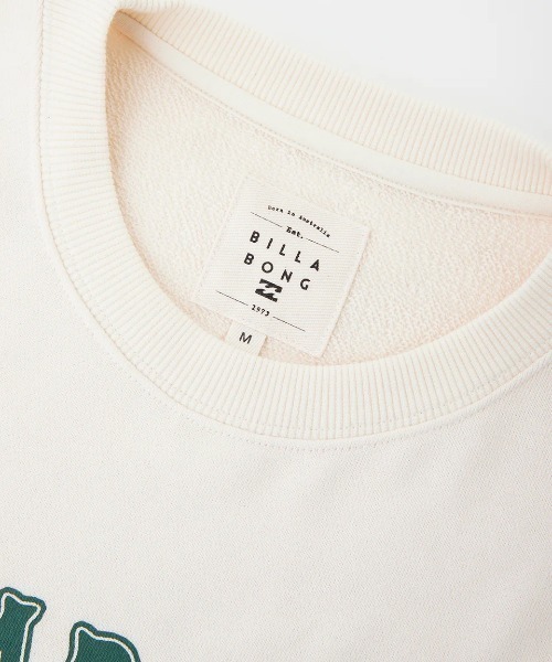 BILLABONG(ビラボン)の「BILLABONG レディース FRESH TAKE KENDAL SW トレーナー 【2024年秋冬モデル】/ビラボンビッグルーズシルエットクルーネックトレーナー(スウェット・レディース・ブラック/グリーン系その他/アイボリー・MEDIUM/LARGE)」の4枚目の写真