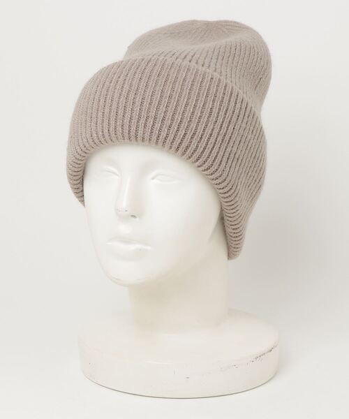 poiregnee（ポワニェ）の「［select］ニット帽（ニットキャップ/ビーニー・レディース・グレー/ベージュ/ホワイト・FREE）」の6枚目の写真