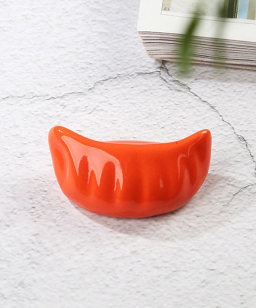 Ein(アイン)の「Ein/箸置き 餃子(カトラリー・レディース・アイボリー/イエロー/レッド/ライトブルー/ピンク/オレンジ/ダークオレンジ・FREE)」の7枚目の写真