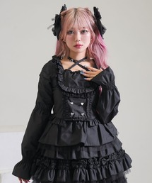 フリフリリボンorメイド風甘ロリータブラウス