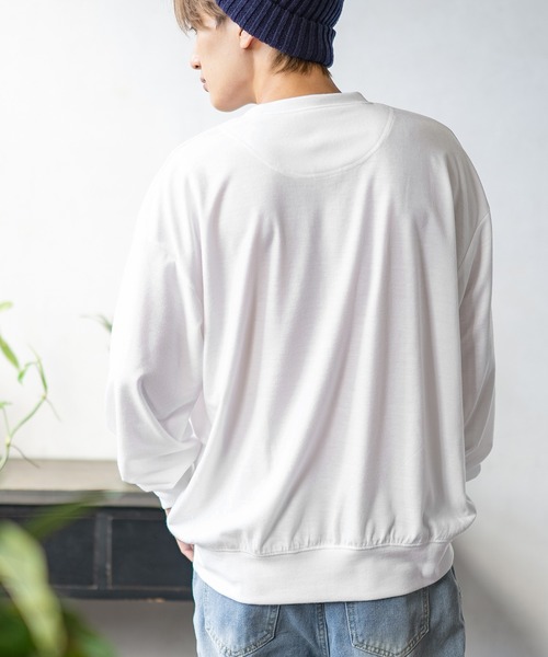 POPEYE(ポパイ)の「【POPEYE】プリント ミニ裏毛 スウェット Tシャツ(スウェット・メンズ・グリーン/ベージュ/チャコール/オートミール/ホワイト/ネイビー/ブラック/杢グレー・LARGE/MEDIUM/X-LARGE)」の10枚目の写真