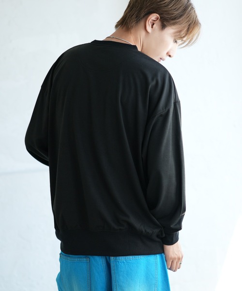 POPEYE(ポパイ)の「【POPEYE】プリント ミニ裏毛 スウェット Tシャツ(スウェット・メンズ・グリーン/ベージュ/チャコール/オートミール/ホワイト/ネイビー/ブラック/杢グレー・LARGE/MEDIUM/X-LARGE)」の13枚目の写真