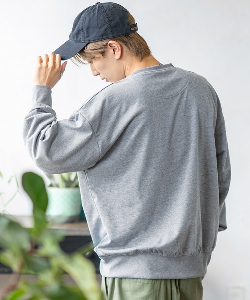 POPEYE(ポパイ)の「【POPEYE】プリント ミニ裏毛 スウェット Tシャツ(スウェット・メンズ・グリーン/ベージュ/チャコール/オートミール/ホワイト/ネイビー/ブラック/杢グレー・LARGE/MEDIUM/X-LARGE)」の16枚目の写真