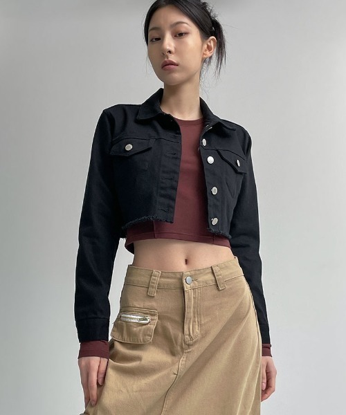 BLACKUP（ブラックアップ）の「[MADE] レニオンピンタックロング長袖Tシャツ（Tシャツ/カットソー・レディース・バーガンディー/チャコール/ブラック/アイボリー・ONESIZE）」の16枚目の写真