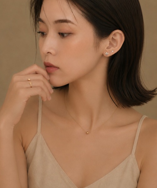 ciite' surgical stainless（シーテサージカルステンレス）の「【 金属アレルギー対応 】 フラワー セットピアス サージカルステンレス（ピアス（両耳用）・レディース・シルバー/ゴールド・FREE）」の13枚目の写真