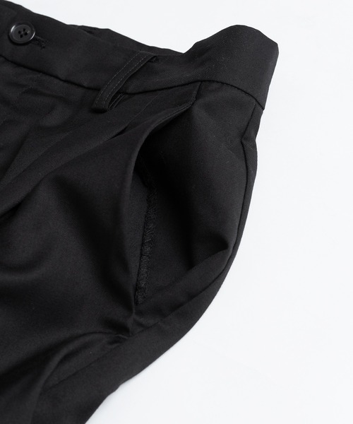 kutir（クティール）の「2タックワイドスラックスパンツ（スラックス・メンズ・ダークオリーブ/ブラック・マルチサイズ）」の19枚目の写真