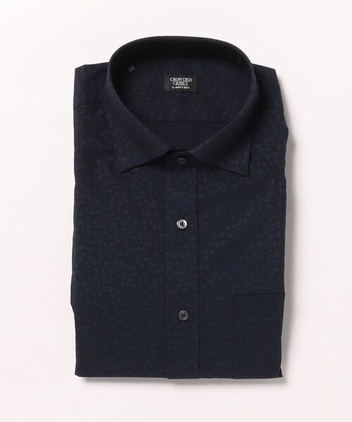 CROWDED CLOSET（クラウデッドクローゼット）の「コットンジャガードスナップダウンカラーシャツ（シャツ/ブラウス・メンズ・サックスブルー/ホワイト/ネイビー・04/03/02）」の8枚目の写真