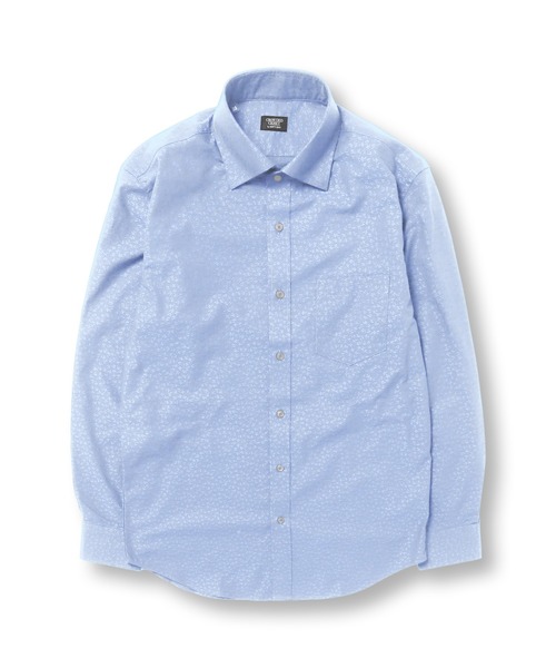 CROWDED CLOSET（クラウデッドクローゼット）の「コットンジャガードスナップダウンカラーシャツ（シャツ/ブラウス・メンズ・サックスブルー/ホワイト/ネイビー・04/03/02）」の6枚目の写真
