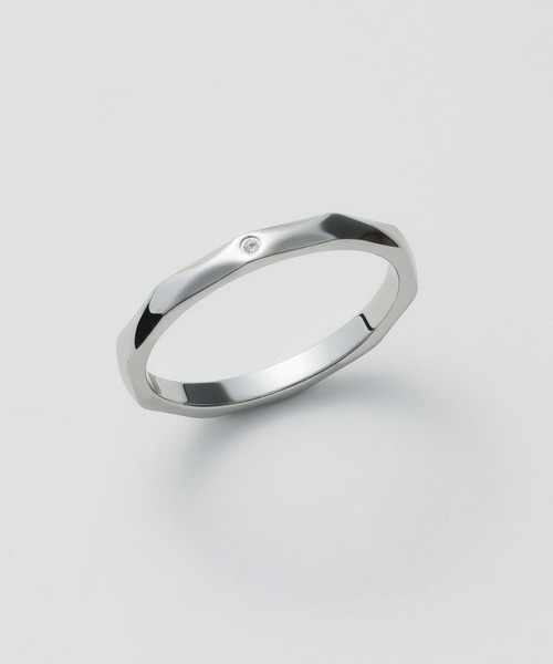 ciite' surgical stainless(シーテサージカルステンレス)の「【 金属アレルギー対応 】一粒ビジューリング サージカルステンレス(リング・レディース・シルバー/ゴールド/ピンクゴールド・11号/9号/13号/16号)」の21枚目の写真