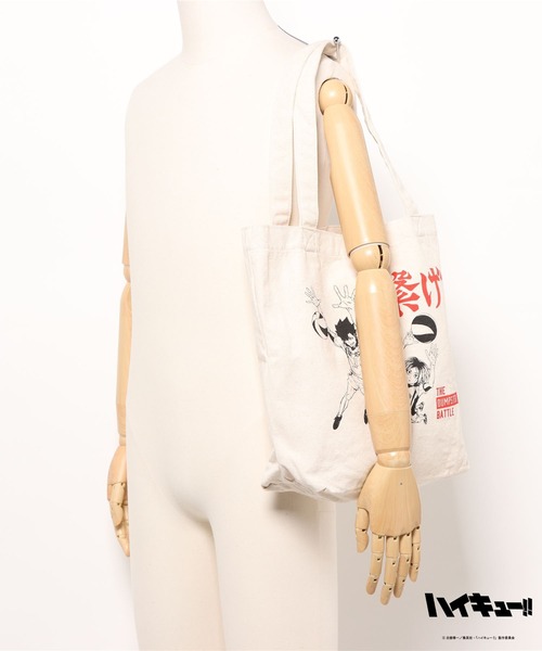 FOUND GOOD（ファウンドグッド）の「ハイキュー!！トートバッグ（トートバッグ・レディース・オレンジ系5/レッド系5・フリー）」の6枚目の写真