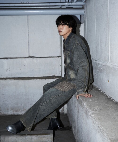 McGREGOR（マックレガー）の「McGREGOR MODERN/マックレガーモダン センターシーム デニムパンツ/ヴィンテージ加工（デニムパンツ・メンズ・ブラウン/ブルー・MEDIUM/LARGE）」の17枚目の写真