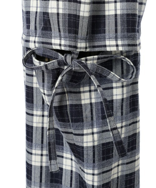 F i.n.t（フィント）の「【セットアップ対応】サイドリボンチェックパンツ/fint（その他パンツ・レディース・ネイビー×ホワイト/ベージュ×ブラック・FREE）」の14枚目の写真