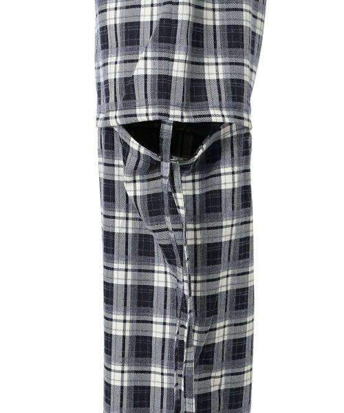 F i.n.t（フィント）の「【セットアップ対応】サイドリボンチェックパンツ/fint（その他パンツ・レディース・ネイビー×ホワイト/ベージュ×ブラック・FREE）」の15枚目の写真