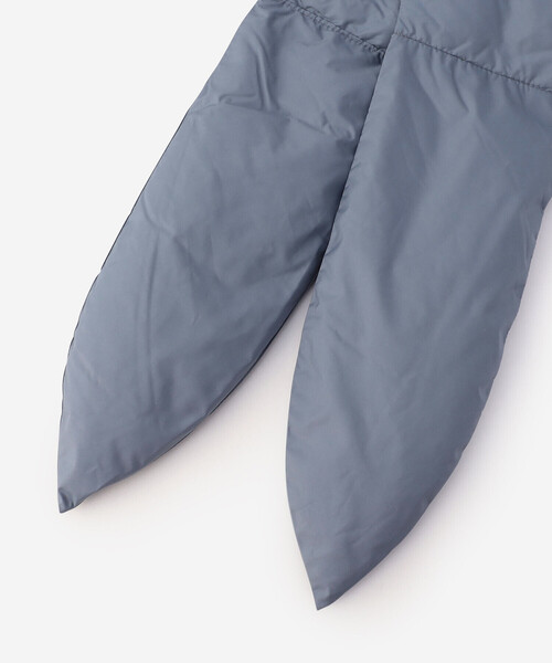 ORCIVAL(オーシバル)の「ORCIVAL | ダウンフードマフラー UNISEX(ストール/ショール・レディース・ブルー系その他/オフホワイト/ブラック・F)」の6枚目の写真