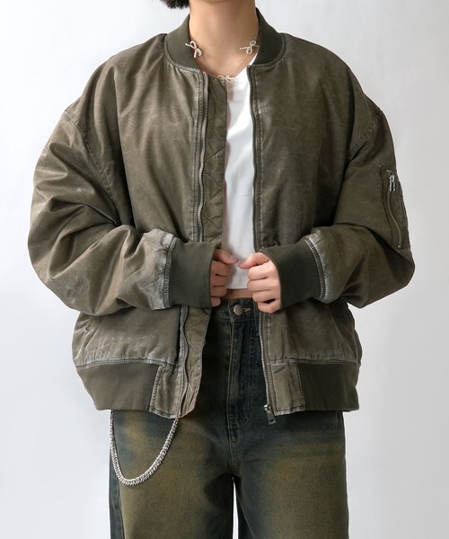 ジャケット・アウター vintage MA-1 MA-1 | VINTAGE WASH BOMBER JACKET | OD – F.M.C.D. ONLINE STORE