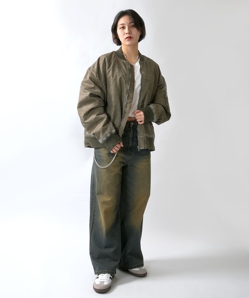 burnout MA-1 美品　レア　貴重Mサイズ‼️ burnout MA-1 美品 レア 貴重Mサイズ‼️