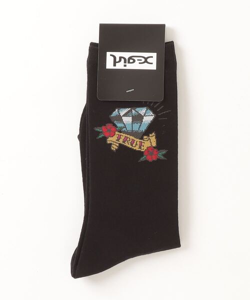 セール】TATTOO JACQUARD SOCKS（ソックス/靴下）｜X-girl