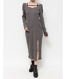 EATME | ベルテッドリブワンピース(ワンピース)