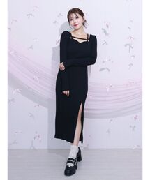 EATME | ベルテッドリブワンピース(ワンピース)