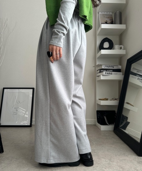 ULEULA(ウルア)の「ウールワイドパンツ(その他パンツ・レディース・グレー/ブラック/アイボリー・FREE)」の21枚目の写真