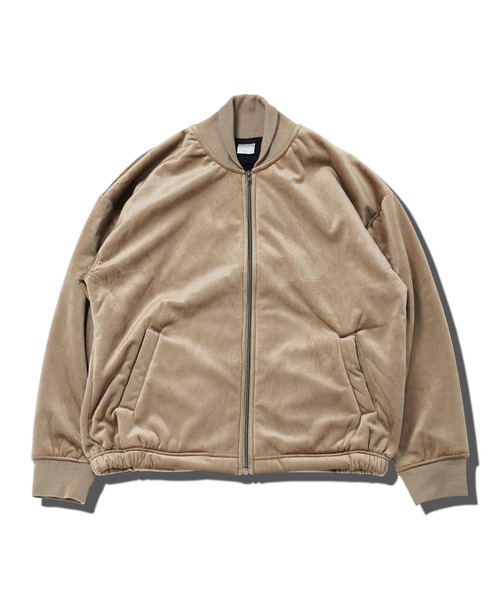 jiggys shop（ジギーズショップ）の「ベロアビックシルエットジップ裏ボアブルゾン MA-1（ブルゾン・メンズ・ブラック/ライトブラウン・MEDIUM/LARGE）」の10枚目の写真