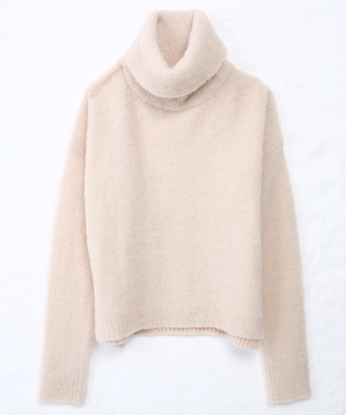 Chico（チコ）の「【who's who Chico】ふわふわタートルニットプルオーバー（ニット/セーター・レディース・ピンクベージュ/ホワイト/ブルー/グレー・FREE）」の13枚目の写真