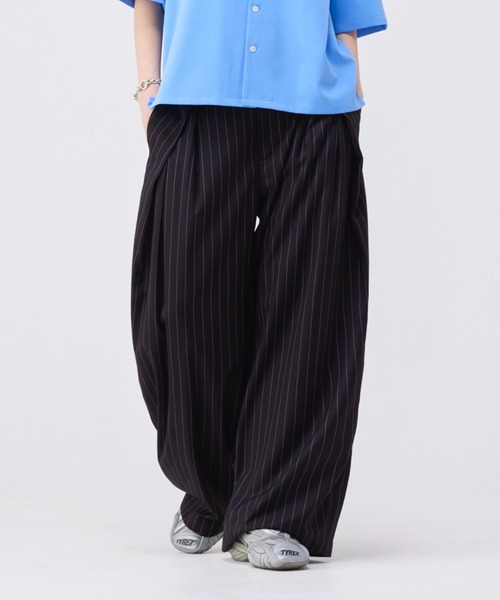 3tuck wide balloon trousers / 3タックワイドバルーントラウザー