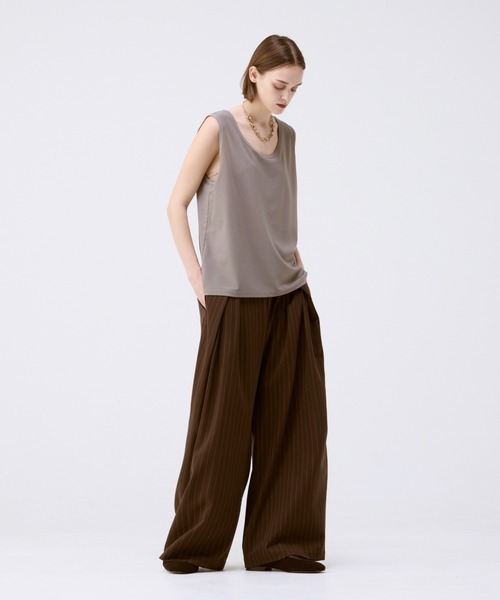 3TUCKWIDE BALLOONTROUSERSタックワイドバルーントラウザー soerte スラックス 3TUCK WIDE BALLOON TROUSERS / 3タック